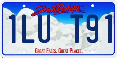 SD license plate 1LUT91
