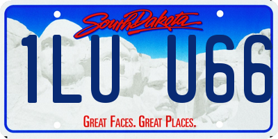 SD license plate 1LUU66