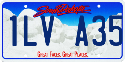 SD license plate 1LVA35