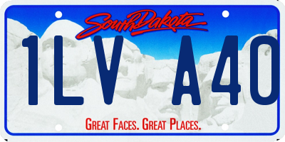 SD license plate 1LVA40