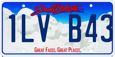 SD license plate 1LVB43