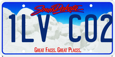 SD license plate 1LVC02