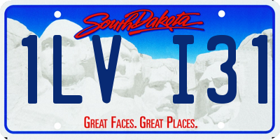 SD license plate 1LVI31