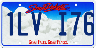 SD license plate 1LVI76