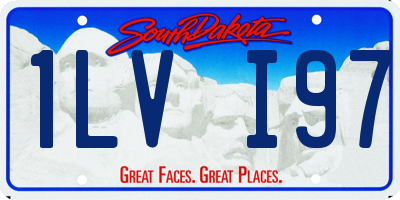 SD license plate 1LVI97