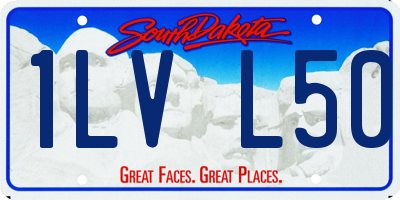 SD license plate 1LVL50