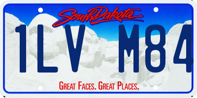 SD license plate 1LVM84