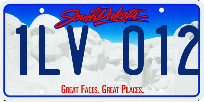 SD license plate 1LVO12
