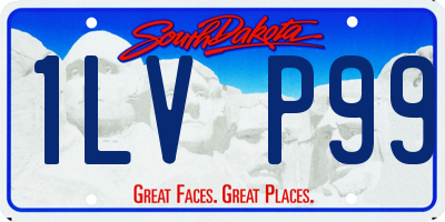 SD license plate 1LVP99