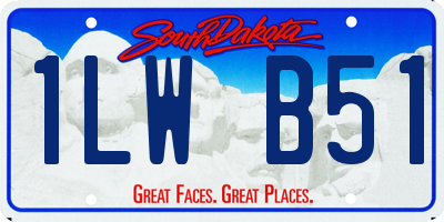 SD license plate 1LWB51