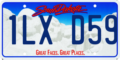 SD license plate 1LXD59