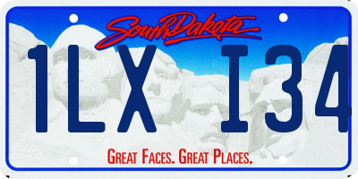 SD license plate 1LXI34