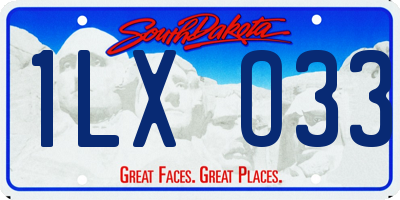 SD license plate 1LXO33