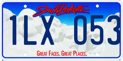 SD license plate 1LXO53