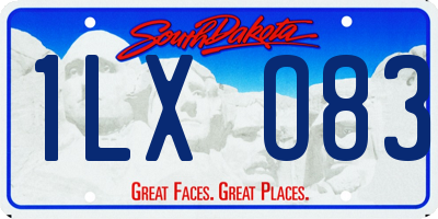 SD license plate 1LXO83