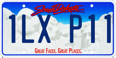 SD license plate 1LXP11