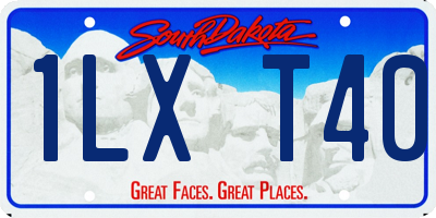 SD license plate 1LXT40