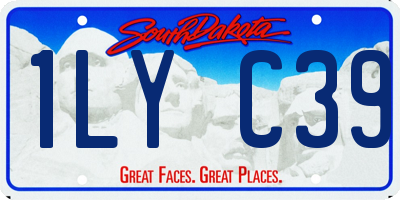SD license plate 1LYC39