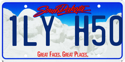 SD license plate 1LYH50