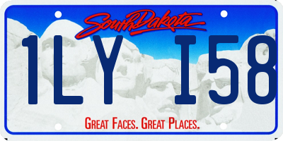 SD license plate 1LYI58