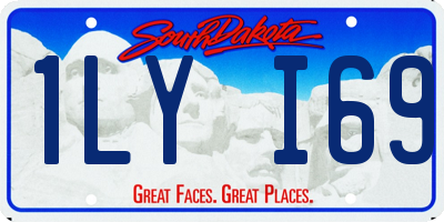 SD license plate 1LYI69