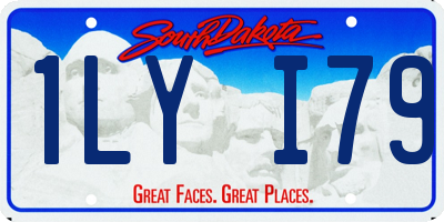 SD license plate 1LYI79