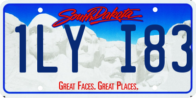 SD license plate 1LYI83