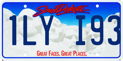 SD license plate 1LYI93