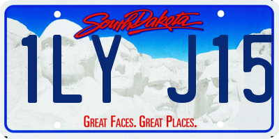 SD license plate 1LYJ15