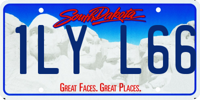 SD license plate 1LYL66