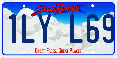 SD license plate 1LYL69