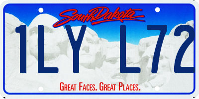 SD license plate 1LYL72