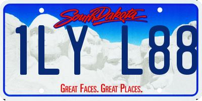 SD license plate 1LYL88