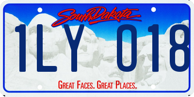 SD license plate 1LYO18