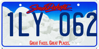 SD license plate 1LYO62