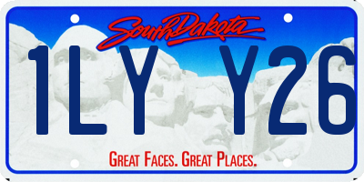 SD license plate 1LYY26