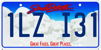 SD license plate 1LZI31