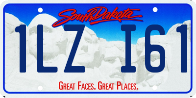 SD license plate 1LZI61