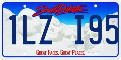 SD license plate 1LZI95