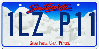 SD license plate 1LZP11