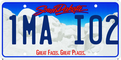 SD license plate 1MAI02
