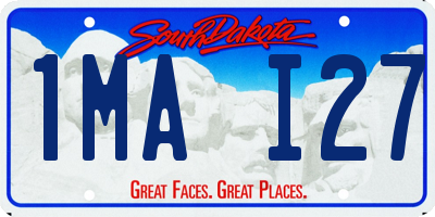 SD license plate 1MAI27