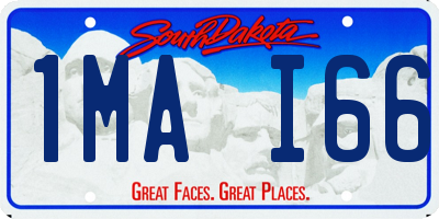 SD license plate 1MAI66