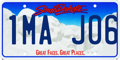 SD license plate 1MAJ06
