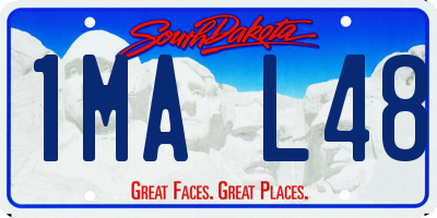SD license plate 1MAL48
