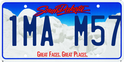 SD license plate 1MAM57