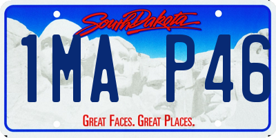 SD license plate 1MAP46