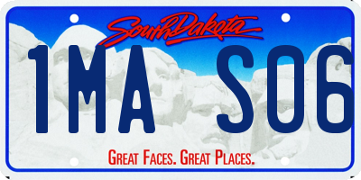 SD license plate 1MAS06