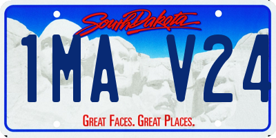 SD license plate 1MAV24