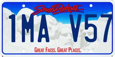 SD license plate 1MAV57